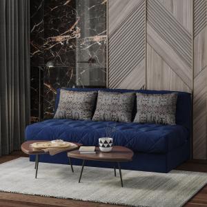 Диван-кровать 3-х местный без подлокотников Тэйлор Найс 05 / Дамаск 06