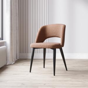 Стул Копенгаген Черный муар / Preston 232