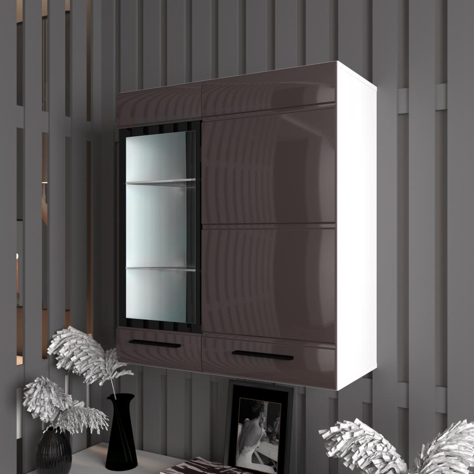 навесной шкаф в комнату