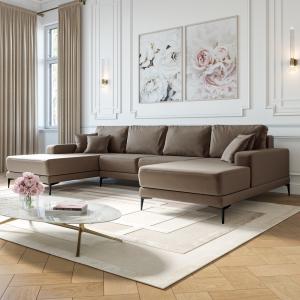 Диван угловой П-образный Мемфис Velutto 23