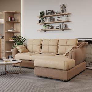 Диван угловой правый Неаполь Tesoro латте (эз) / Chiaro 20 Диван угловой правый Неаполь Tesoro латте (эз) / Chiaro 20