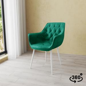 Стул поворотный Алан 360° Белый / Barkhat-M 19 Стул поворотный Алан 360° Белый / Barkhat-M 19