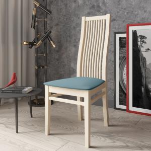 Стул Марио 044 Эмаль слоновая кость / Velutto 53