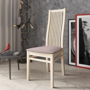 Стул Марио 044 Эмаль слоновая кость / Velutto 06