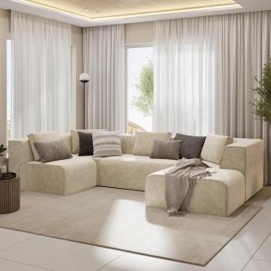 Диван угловой П-образный правый Сольер Lambre 01 Вариант 2 Диван угловой П-образный правый Сольер Lambre 01 Вариант 2