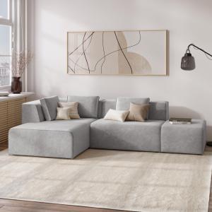 Диван угловой левый Сольер Lambre 05 Вариант 1