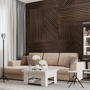 Диван угловой левый Монтана Titanium 111