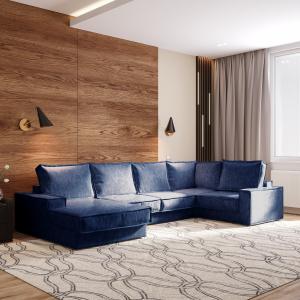 Диван угловой П-образный правый Бергамо Allure 08 Диван угловой П-образный правый Бергамо Allure 08