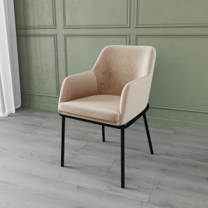 Стул Плутон Чёрный / Velutto 04 Стул Плутон Чёрный / Velutto 04