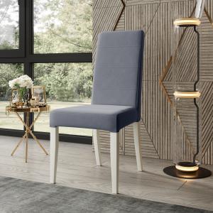 Стул Вера 03 Эмаль белая / Velutto 32