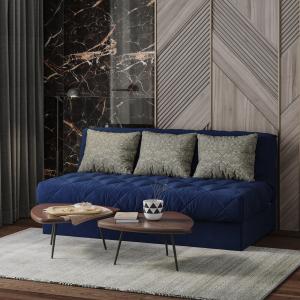 Диван-кровать 3-х местный без подлокотников Тэйлор Найс 05 / Дамаск 04