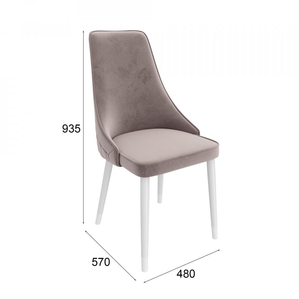 Стул Дэйви Белый / Velutto 08