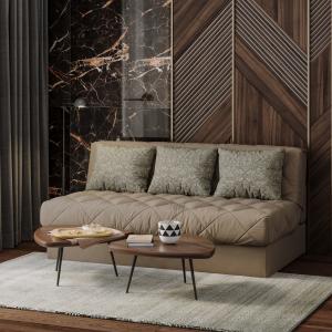 Диван-кровать 3-х местный без подлокотников Тэйлор Найс 02 / Дамаск 04