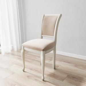 Стул Флорина Эмаль белая / Velutto 04 Стул Флорина Эмаль белая / Velutto 04