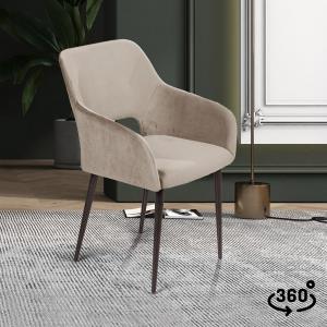 Стул поворотный Чарли 360° Чёрный / Barkhat-M 5