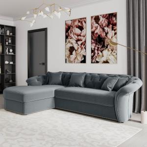 Диван угловой левый Гермес Velutto 53 Диван угловой левый Гермес Velutto 53