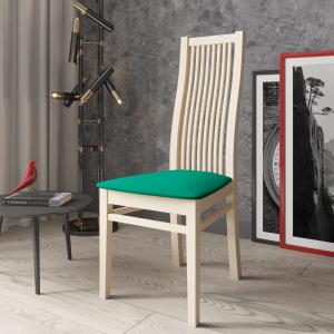 Стул Марио 044 Эмаль слоновая кость / Velutto 33 Стул Марио 044 Эмаль слоновая кость / Velutto 33