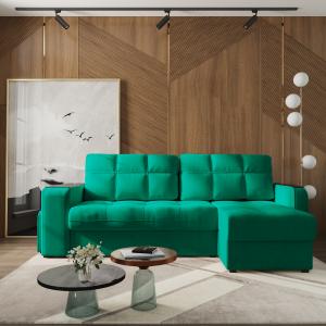 Диван угловой правый Киль-4 с пуфом Maxx 698