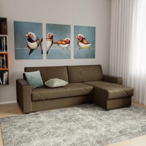 Диван угловой Тревизо Velutto 23