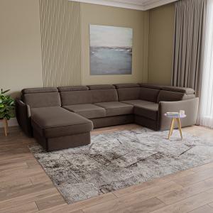 Диван угловой П-образный левый Торонто Velutto 23 Диван угловой П-образный левый Торонто Velutto 23