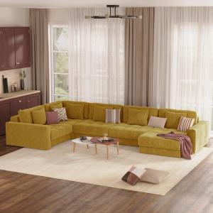 Диван угловой П-образный Дензел Happy 560