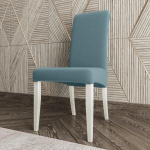 Стул Остин 02 Эмаль белая / Velutto 53 Стул Остин 02 Эмаль белая / Velutto 53