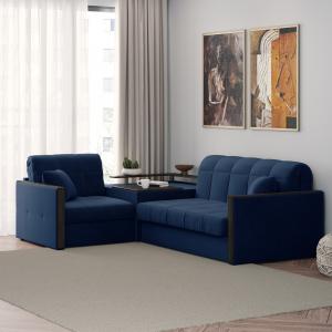 Диван угловой с баром Бристоль 1,4 Velutto 26