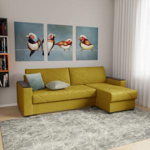 Диван угловой Тревизо Velutto 28