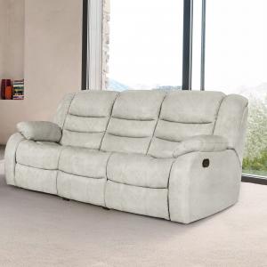 Диван 3-местный с двумя механизмами «Реклайнер» Ридберг Баффало ивори