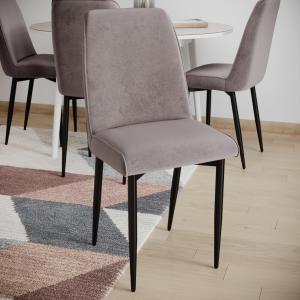 Стул Джонс Чёрный / Velutto 08 Стул Джонс Чёрный / Velutto 08