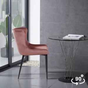 Стул поворотный Джаз 90° Чёрный / Barkhat-M 15