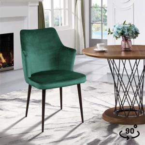 Стул поворотный Хант 90° Чёрный / Barkhat-M 19 Стул поворотный Хант 90° Чёрный / Barkhat-M 19