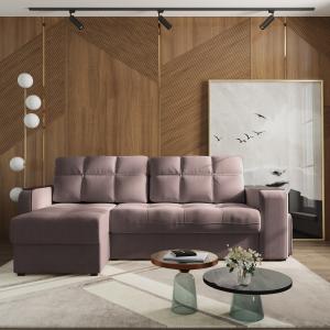 Диван угловой левый Киль-4 с пуфом Maxx 235