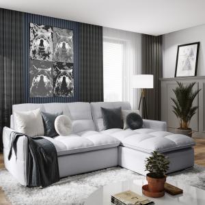 Модульный угловой диван Сидней Tesla 13