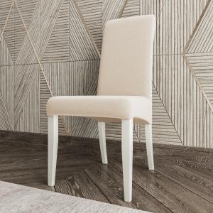 Стул Остин 02 Эмаль белая / Velutto 04 Стул Остин 02 Эмаль белая / Velutto 04