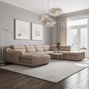 Диван угловой П-образный правый Пекин Lambre 01