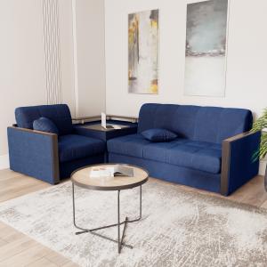 Диван угловой с баром Бристоль 1,6 Velutto 26