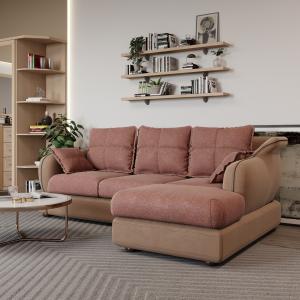 Диван угловой правый Неаполь Tesoro латте (эз) / Chiaro 13 Диван угловой правый Неаполь Tesoro латте (эз) / Chiaro 13