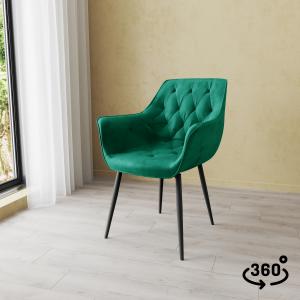 Стул поворотный Алан 360° Чёрный / Barkhat-M 19