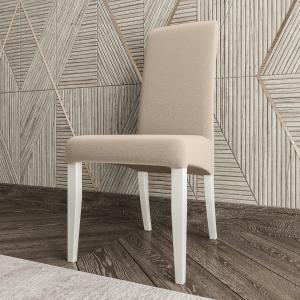 Стул Остин 02 Эмаль белая / Velutto 18 Стул Остин 02 Эмаль белая / Velutto 18