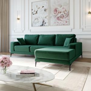 Диван угловой правый Мемфис Velutto 33