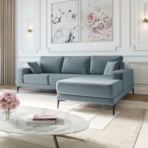 Диван угловой правый Мемфис Velutto 53