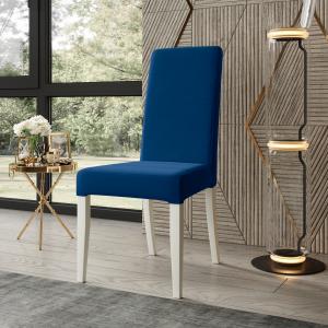 Стул Вера 03 Эмаль белая / Velutto 26