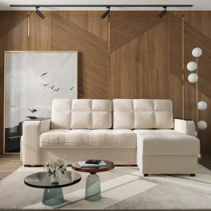 Диван угловой правый Киль-4 с пуфом Velutto 04