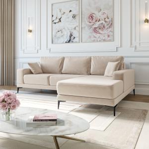 Диван угловой правый Мемфис Velutto 04