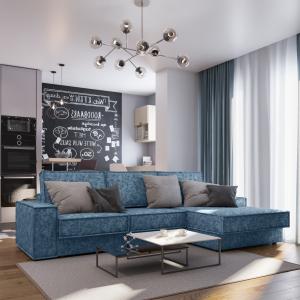 Диван угловой правый Бергамо Allure 07