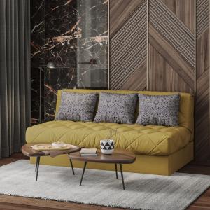 Диван-кровать 3-х местный без подлокотников Тэйлор Найс 07 / Дамаск 02