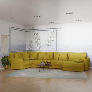 Диван угловой П-образный Кросби Velutto 28