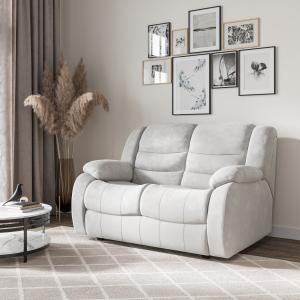 Диван 2-местный с механизмом «Миксотойл» Ридберг Лаки белый ивори