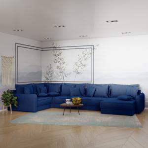 Диван угловой П-образный Кросби Velutto 26